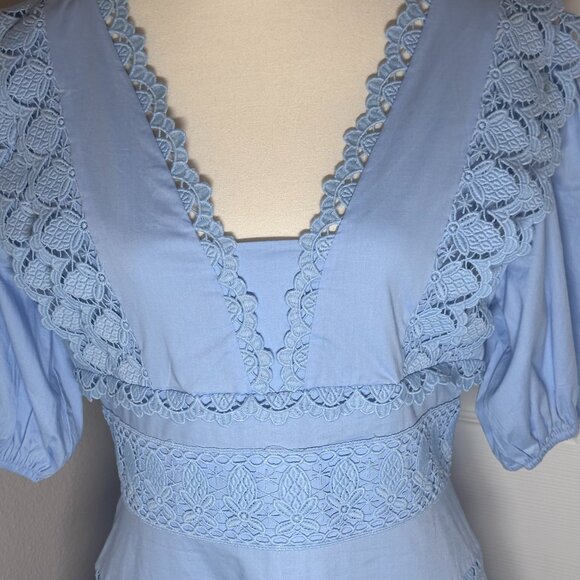 Karlie Size Large Sky Blue Dress NWT - Picture 8 of 16